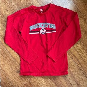 Red Buckeyes Kids Long Sleeve Shirt